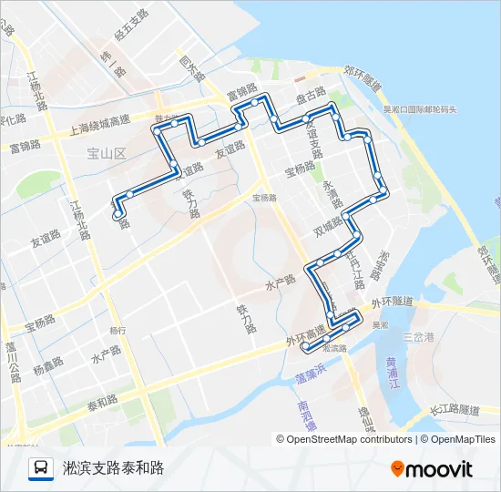 711路 Bus Line Map