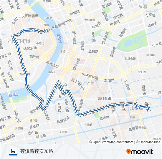 公交715路的线路图