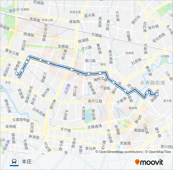 717路 Bus Line Map