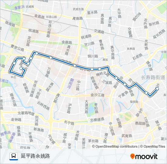 717路 Bus Line Map