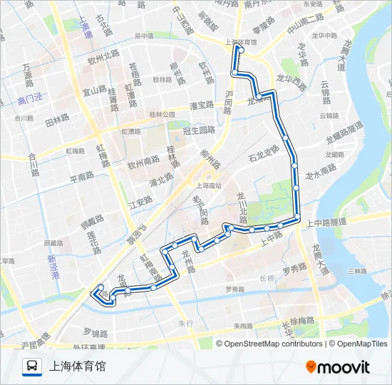 720路 Bus Line Map