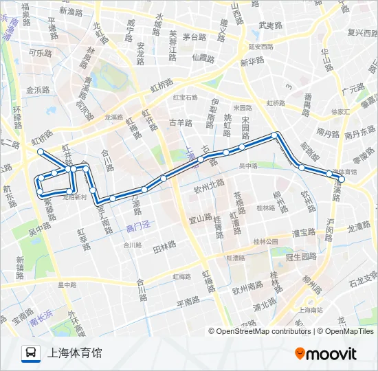 721路 Bus Line Map