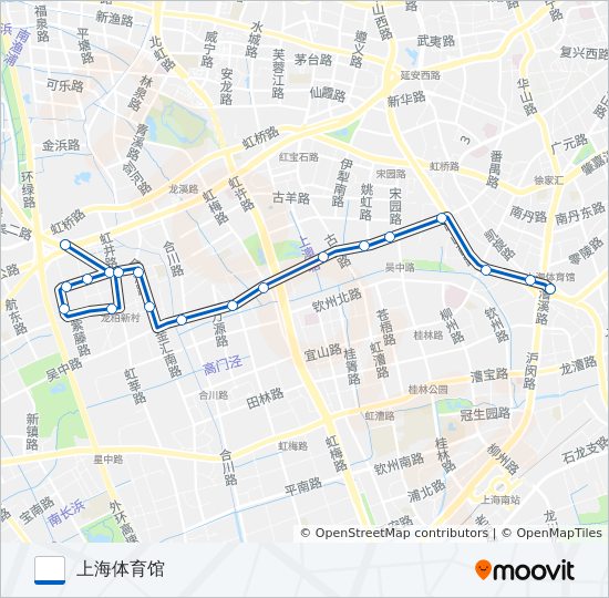 721路 bus Line Map