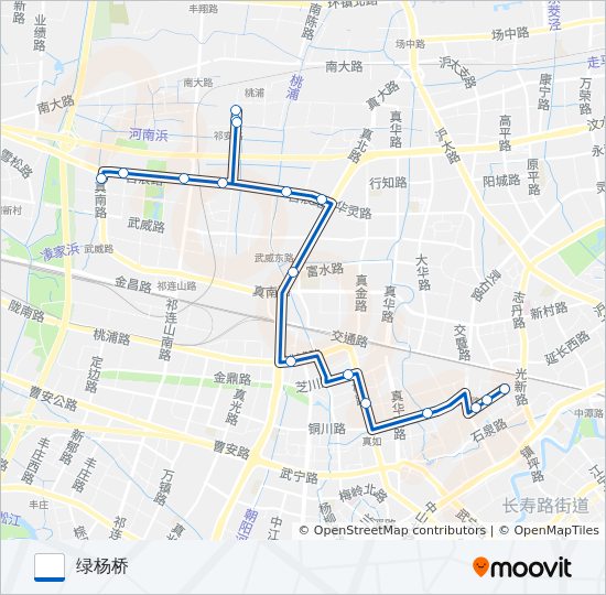 724路 bus Line Map