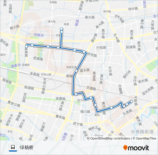 724路 Bus Line Map
