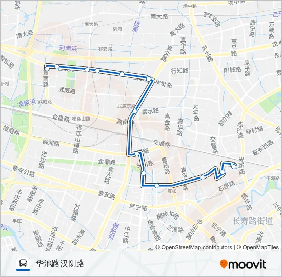 724路 Bus Line Map
