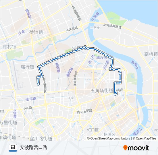 公交726路的线路图