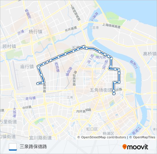 726路 bus Line Map