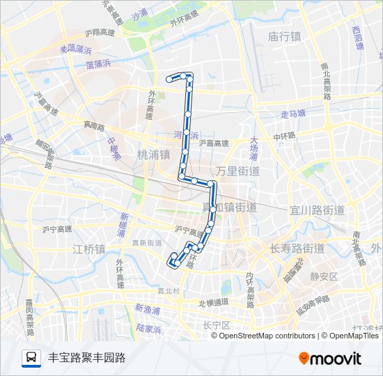 727路 bus Line Map