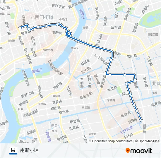 730路 Bus Line Map