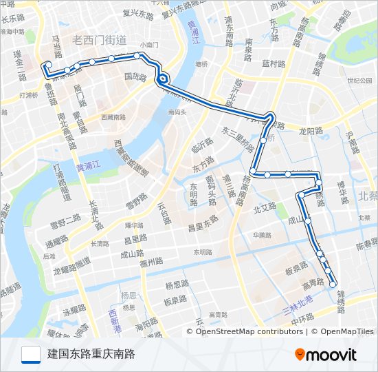 730路 bus Line Map