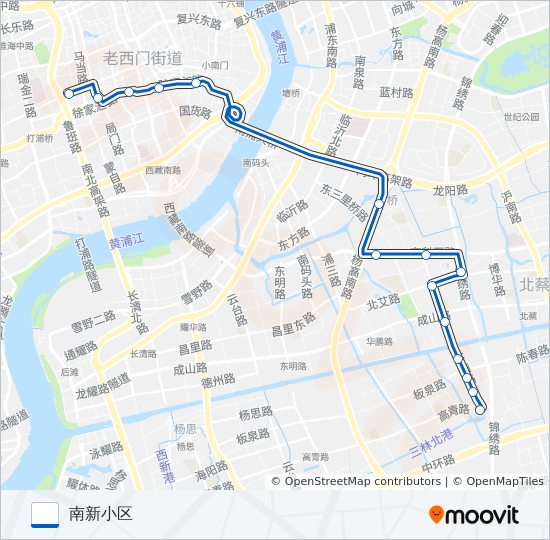 730路 bus Line Map