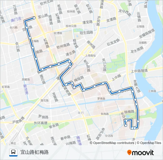 731路 Bus Line Map