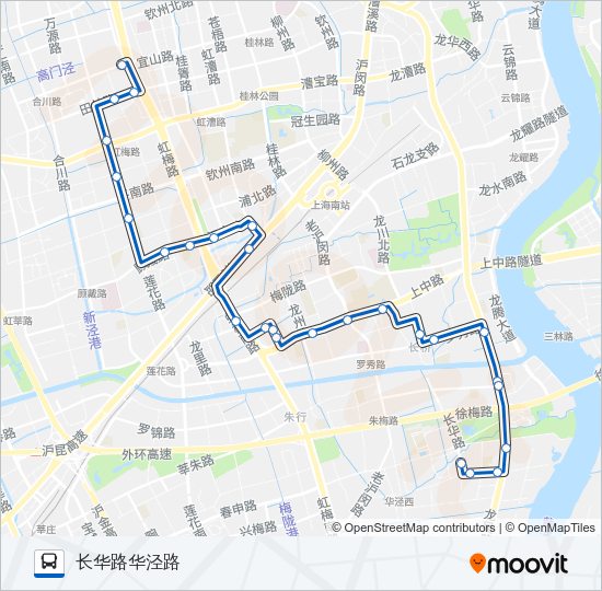 公交731路的线路图