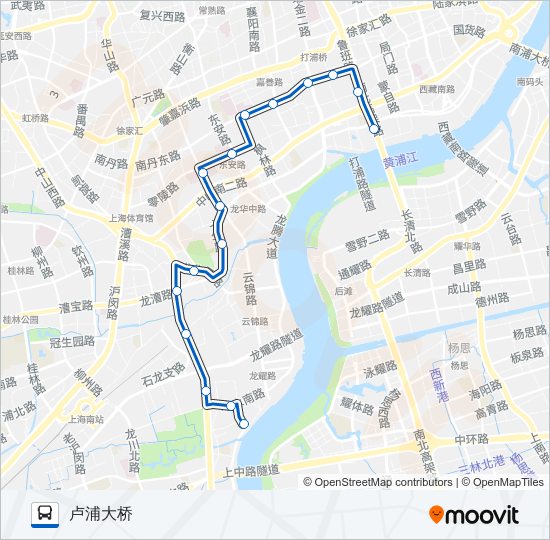 733路 bus Line Map