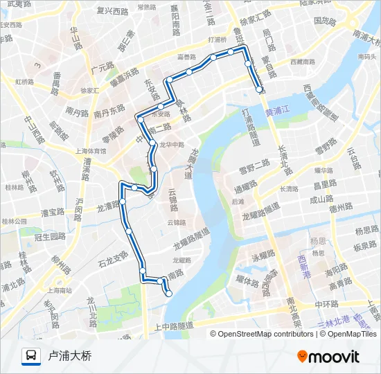 733路 Bus Line Map