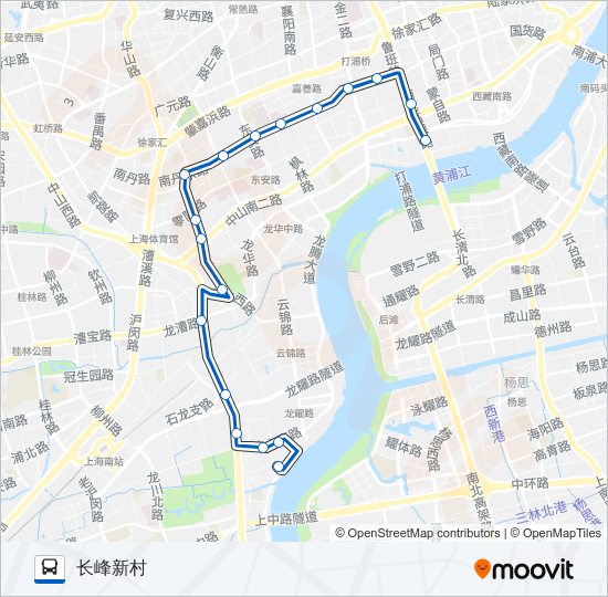 733路 bus Line Map