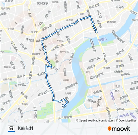 733路 Bus Line Map