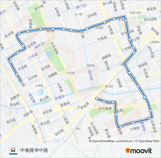 735路 Bus Line Map