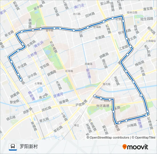 735路 Bus Line Map