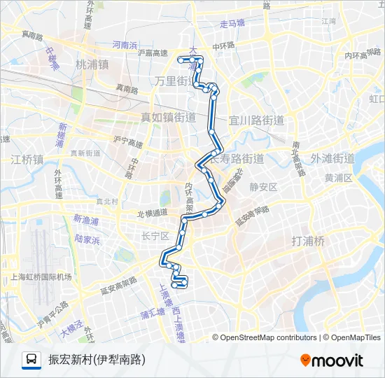 737路 Bus Line Map