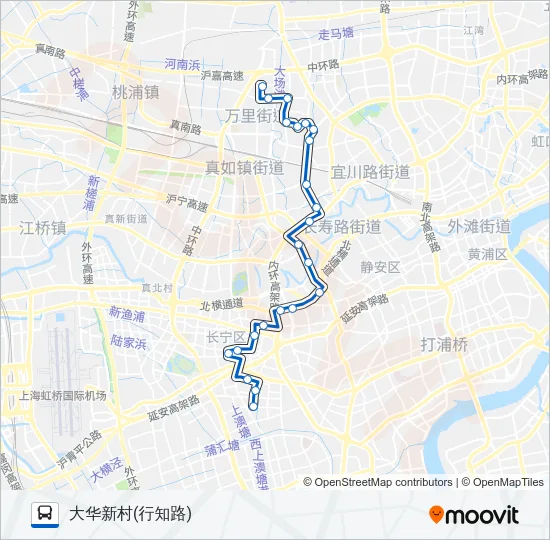 737路 Bus Line Map
