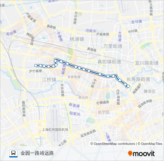 740路 Bus Line Map