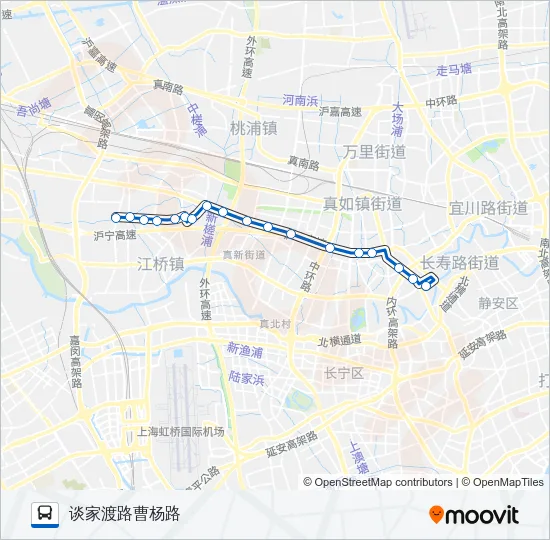 740路 Bus Line Map