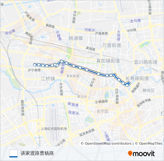 740路 bus Line Map