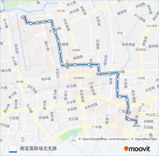 745路 bus Line Map