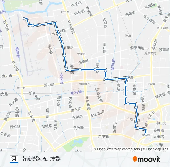 745路 Bus Line Map