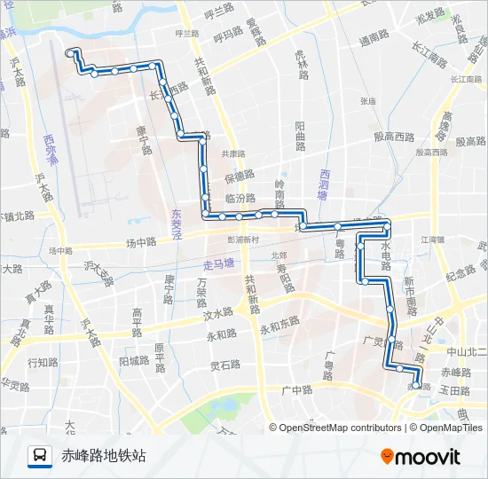 745路 Bus Line Map