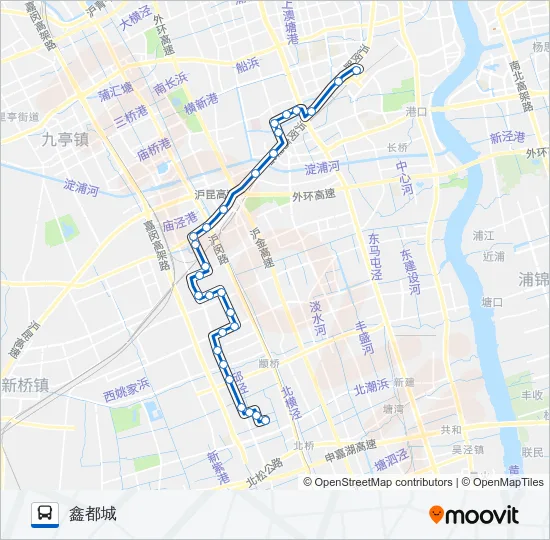 747路 Bus Line Map