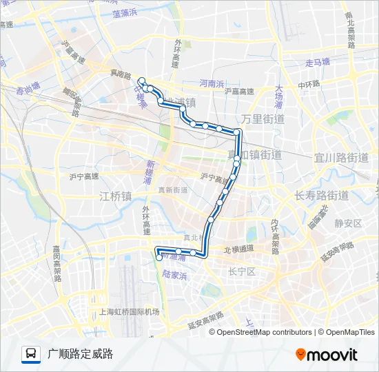 750路 Bus Line Map