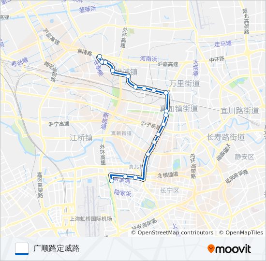750路 bus Line Map
