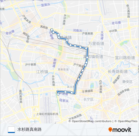 750路 bus Line Map