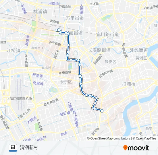 754路 Bus Line Map