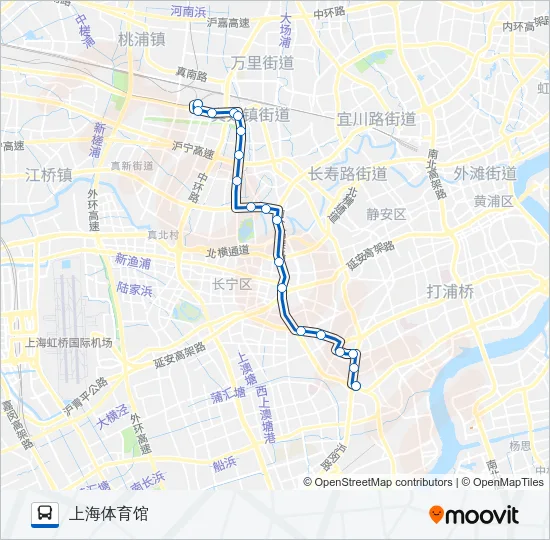 754路 Bus Line Map