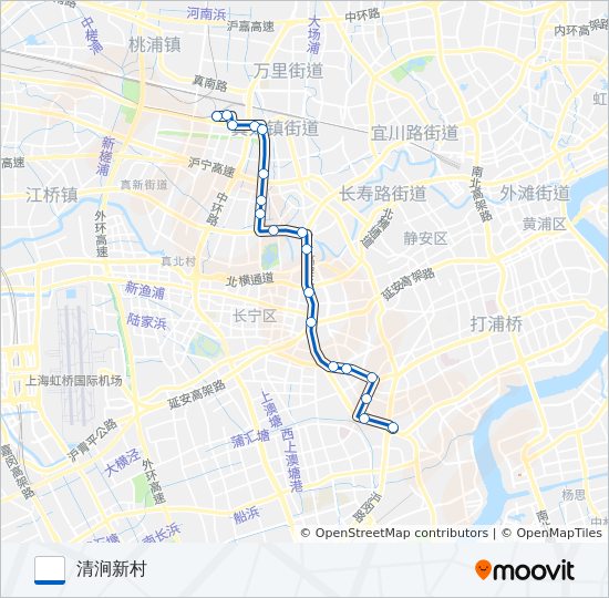 754路 bus Line Map