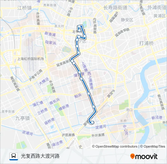 757路 Bus Line Map