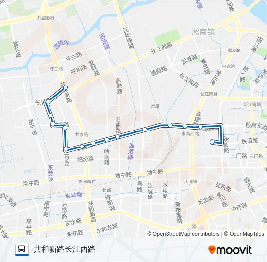 760路 Bus Line Map