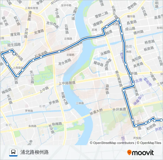 761路 Bus Line Map