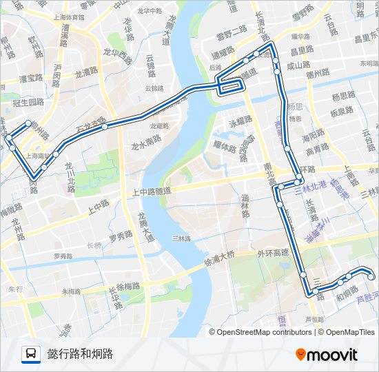 公交761路的线路图
