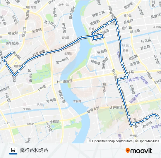 761路 Bus Line Map