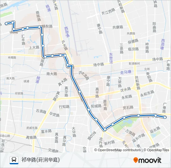 767路 Bus Line Map