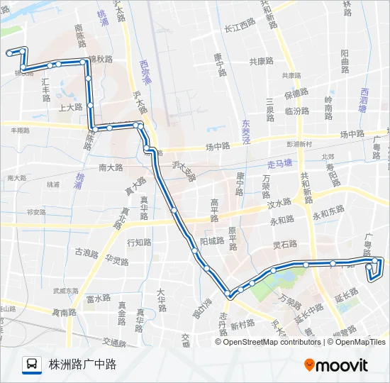 767路 Bus Line Map