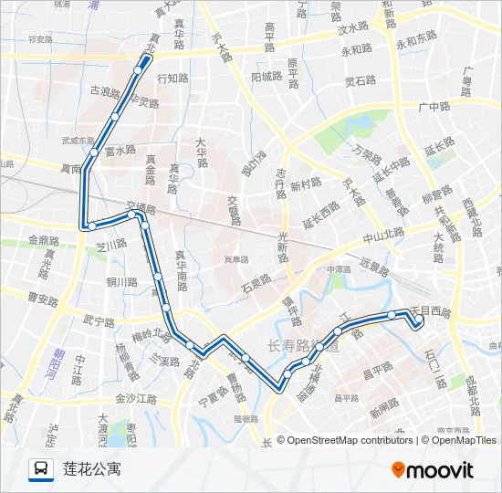 768路 Bus Line Map