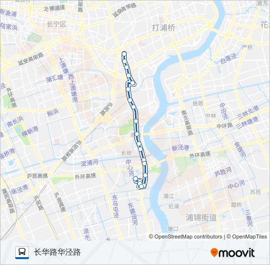 公交770路的线路图