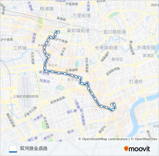 808路 bus Line Map