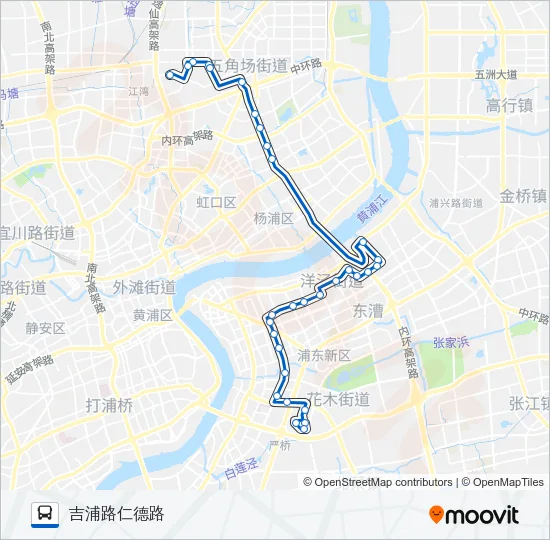 819路 Bus Line Map